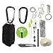 Paracord Survival Grenade Emergency Keychain Survival Kit - 7 Strand 550 Paracord, Flint Fire Starter, Carabiner, Blade and Fishing Tools for EDC Every Day Carry Key Chain Survival Gear by Frog & Co.