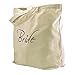 ElegantPark Bridal Shower Gifts for Bride Bag Bride Tote Bag Bride Gifts Bag Wedding Party Gifts 100% Cotton