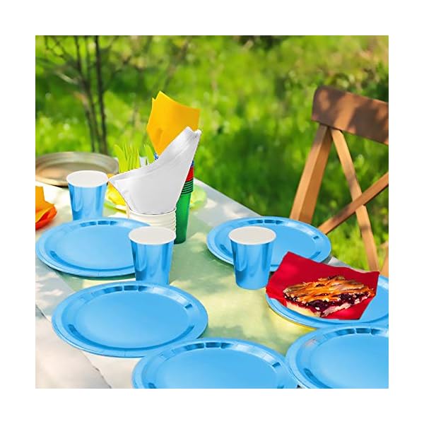 JLNGTHONG-Disposable-Tableware-Set-Paper-Plates-Cup-Napkins-Straws-Dinnerware-for-Birthdays-Party-99-pieces JLNGTHONG Party Tableware Set, Paper Plates, Cup, Napkins, Straws, Disposable Party Supplies Paper Dinnerware for…