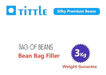 tittle Beans 3 KG Premium A-Grade for Bean Bag Filler/Refill/Filling.