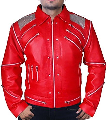 Michael Jackson Jacket - Beat It Leather Jacket - Best Seller (Small)