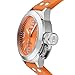 TW Steel Unisex Canteen Orange Silicone Strap Watch 45mm TW530