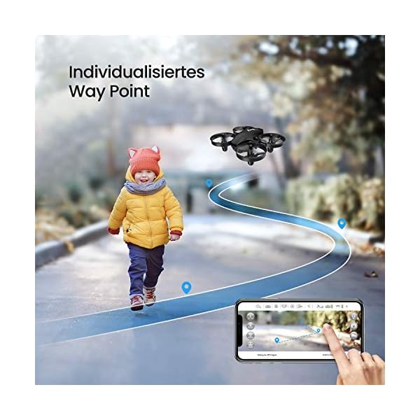 Potensic Mini Drohne mit Kamera RC Quadrocopter 2.4Ghz FPV Live Übertragung Ferngesteuerte Kinder Drohne Spielzeug für… – Bild 4