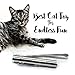 Chase Cat Toy For Endless Fun: Interactive LED Light by FurryFido to Entertain Your Pets - USB Chargeable (White, 2 pattern)