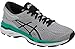 ASICS Women's Womens Gel-Kayano 24 Athletic Shoe, Mid Grey/Black/Atlantis, 9 Medium US