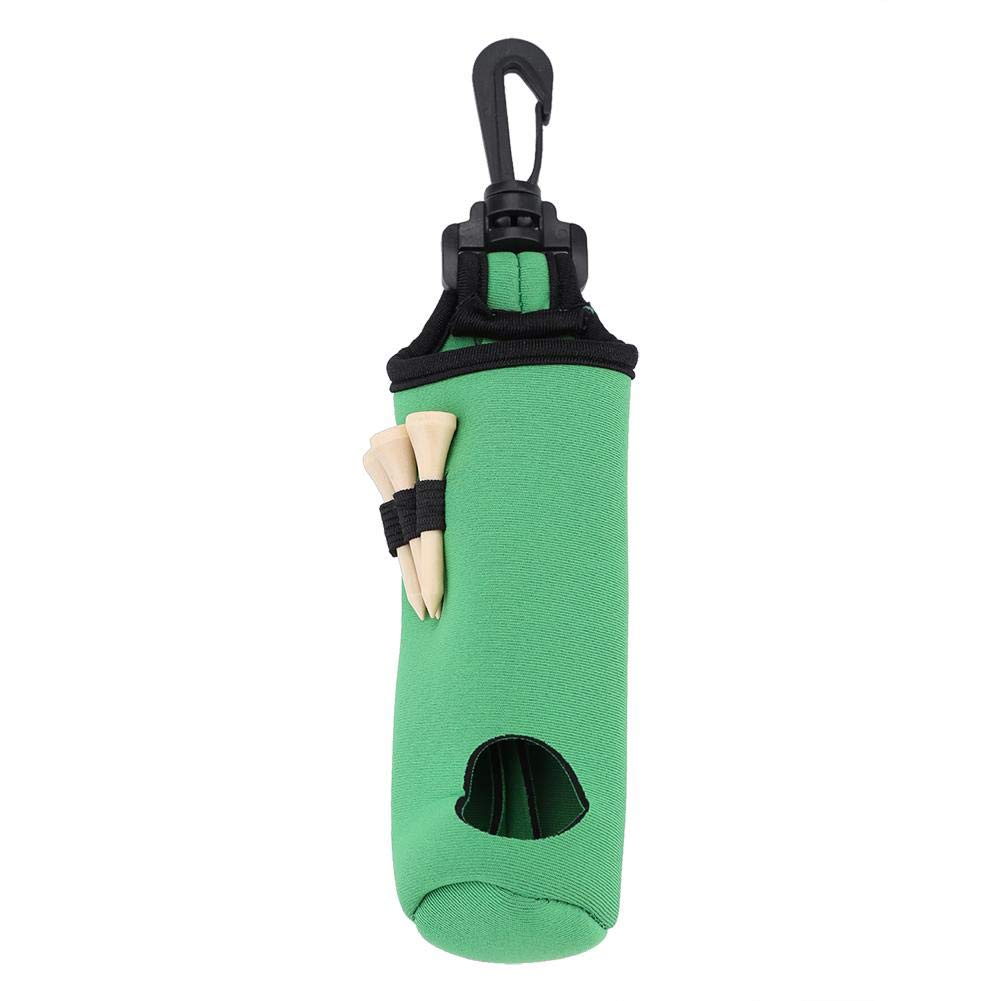 Ball Bag Clip Holder Pouch - Sports Accessories with 3 Tees (Green) Duffelbag