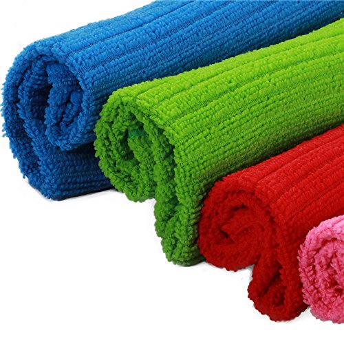 image for Fani Microfiber Cleaning Cloths Multi Colors Soft Washcloth 7 Pieces H