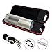 vyz Travel Storage Bag Hard Case for Echo Plus Storage Case Protect Pouch Bag Extra Room for Power Adapter Black