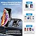 FLOVEME Wireless Car Charger Mount - IR Sensor 15W QI Fast Car Wireless Charger Auto Clamping Air Vent Dashboard Car Phone Charger Holder Compatible with iPhone 11 pro X XS Max Xr 8 Samsung Google