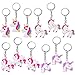 54Pack Rainbow Unicorn Party Supplies,Perfect Unicorn Gifts-Unicorn Necklace Novelty Unicorn Keychain Bulk Unicorn Bracelet Kit Kids Ring Unicorn Hairpin, Unicorn Party Favors for Kids Girls Birthday