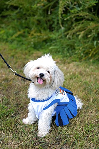 Pets First NBA Oklahoma City Thunder Dog Cheerleader Dress, Small