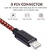 iPhone Charger Cable Xcords Lightning Cable 5Pack 6ft Nylon Braided Syncing and Charging Cord Compatible with iPhone 8/8PLUS/X/7/7 plus/SE/5/6/6s/Plus/iPad Mini/Air/Pro