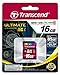 Transcend 16GB SDHC Class 10 UHS-1 Flash Memory Card Up to 90MB/s (TS16GSDHC10U1) Blue
