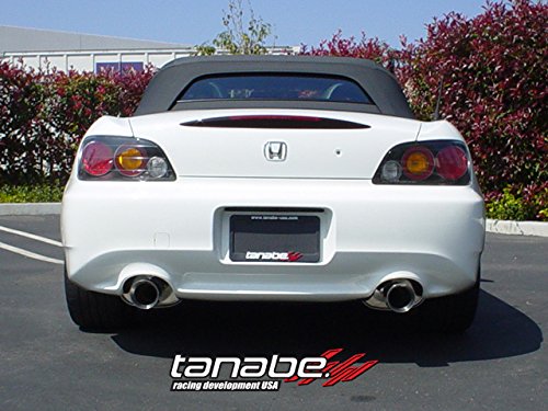 Tanabe T70040 Medalion Touring Cat-Back Dual Muffler Exhaust System for Honda S2000 2000-2005