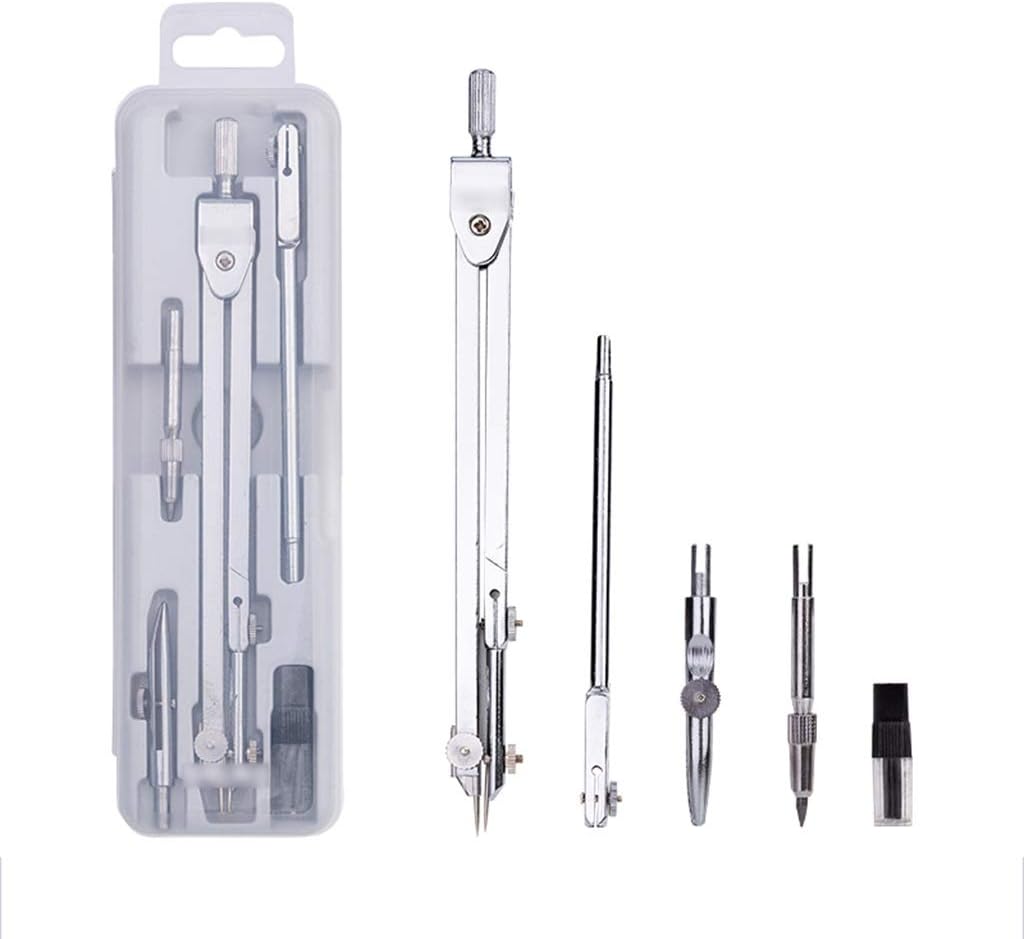 Woodworking Compass Professional Drawing Compass Set Spring Bow Compass With Lock For Geometry Drawing Tools Drafting Kits For Engineer Student Compass Maths Size B Amazon Co Uk Office Products