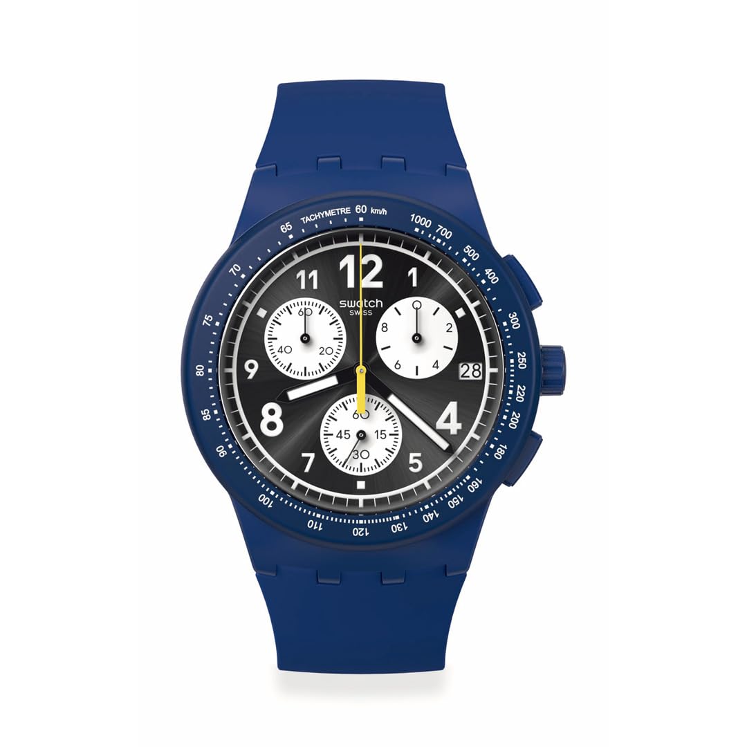 Swatch Outlet Nothing Basic About Blue Watch, Classic