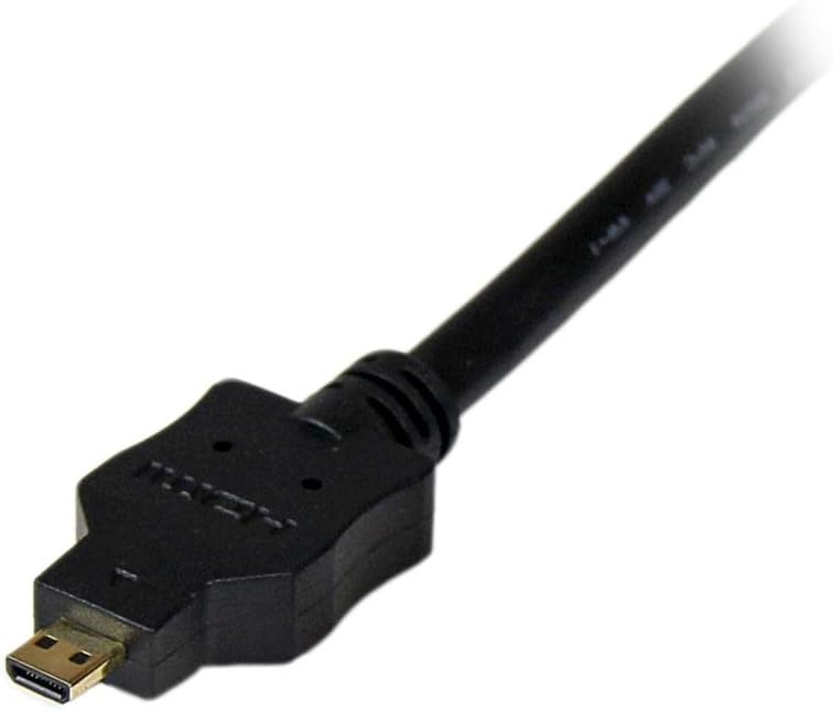 StarTech HDDDVIMM3M 3 m Micro HDMI to DVI-D Cable, M/M, 3 m Micro HDMI to DVI Cable, 19 Pin HDMI (D) Male to DVI-D Male, 1920 x 1200 Video, Black - Image 3