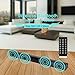RONSHIN Bluetooth Speakers,Wireless Bluetooth Sound Bar Speaker System TV Home Theater Soundbar Subwoofer 4 Speak Driver Remote Control