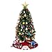 iPEGTOP 24 pcs Plastic Shinny Glitter Christmas Snowflake Ornaments Set for Craft DIY Party Home Holiday Decoration, 4 inch (White)