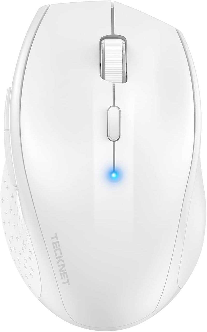 TECKNET Classic Bluetooth Mouse 4800 DPI Wireless Ergonomic 24 Month Battery
