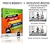 WAYPOR Exercise Resistance Loop Bands, 5 Distinct Strength Levels, Comes with A Carry Pouch, Perfect Size 2 X 10 Inch, Bonus: Get Exclusive Access to Our Online Training Videos, Plus A Free E-Book!!!