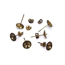 Adabele 200pcs Hypoallergenic Stud Earring Posts