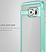 Galaxy S7 Case, E LV Galaxy S7 - Hybrid [Scratch/Dust Proof] Armor Defender Slim Shock-Absorption Bumper Case for Samsung Galaxy S7 - [Grey/Mint]