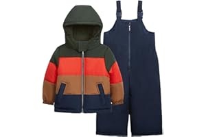 OshKosh B'Gosh Boys' Ski Jacket and Snowbib Snowsuit Set