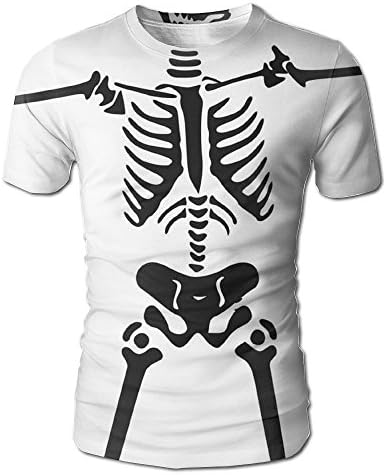 Bone Polyester Unisex Man Lovely Hipster T-shirt Short Sleeve Crewneck For Youth Shirtrunning Short-Sleeve