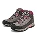 Clorts Women's Pink Suede Leather Uneebtex Waterproof Mid Hiking Boot 3B010A US6.5