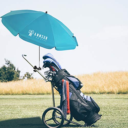 AMMSUN Chair Umbrella with Universal Clamp 43 inches and 360degree