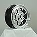 4 PCS ROTA SHAKOTAN WHEELS 15X7 PCD:4X100 OFFSET: 10 HB:73 FULL POLISH BLACK
