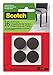 Scotch Felt Furniture Pads 16 PCS Furniture Pads for Hardwood Floors, Round, Brown 1