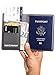 KeepTravelin' Stylish Passport Holder, Travel Documents Organizer, for Men&Women