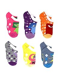Inside Out Niñas Calcetines de 6 unidades) (Toddler   Little Kid   Big Kid   Teen   adulto)