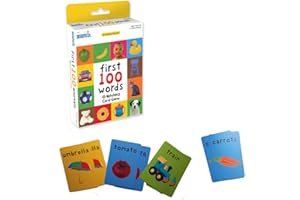 Briarpatch, First 100 Words Matching, Kids Early Learning Card Game Activities, Travel Game for Preschoolers and Family, Ages 2+