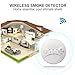 Smoke Detector,Smoke and Fire Alarm with UL Listed,Smoke Monitor Warning Alarm Sensor Detector Battery Powered