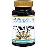 Cinnamon Capsules 500 Mg Windmill - 60 ea