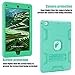 TIANLI Case for iPad Air Three Layer Plastic and Silicone Protection Heavy Duty Shockproof Protective Cover for iPad Air 9.7 inch - Mint
