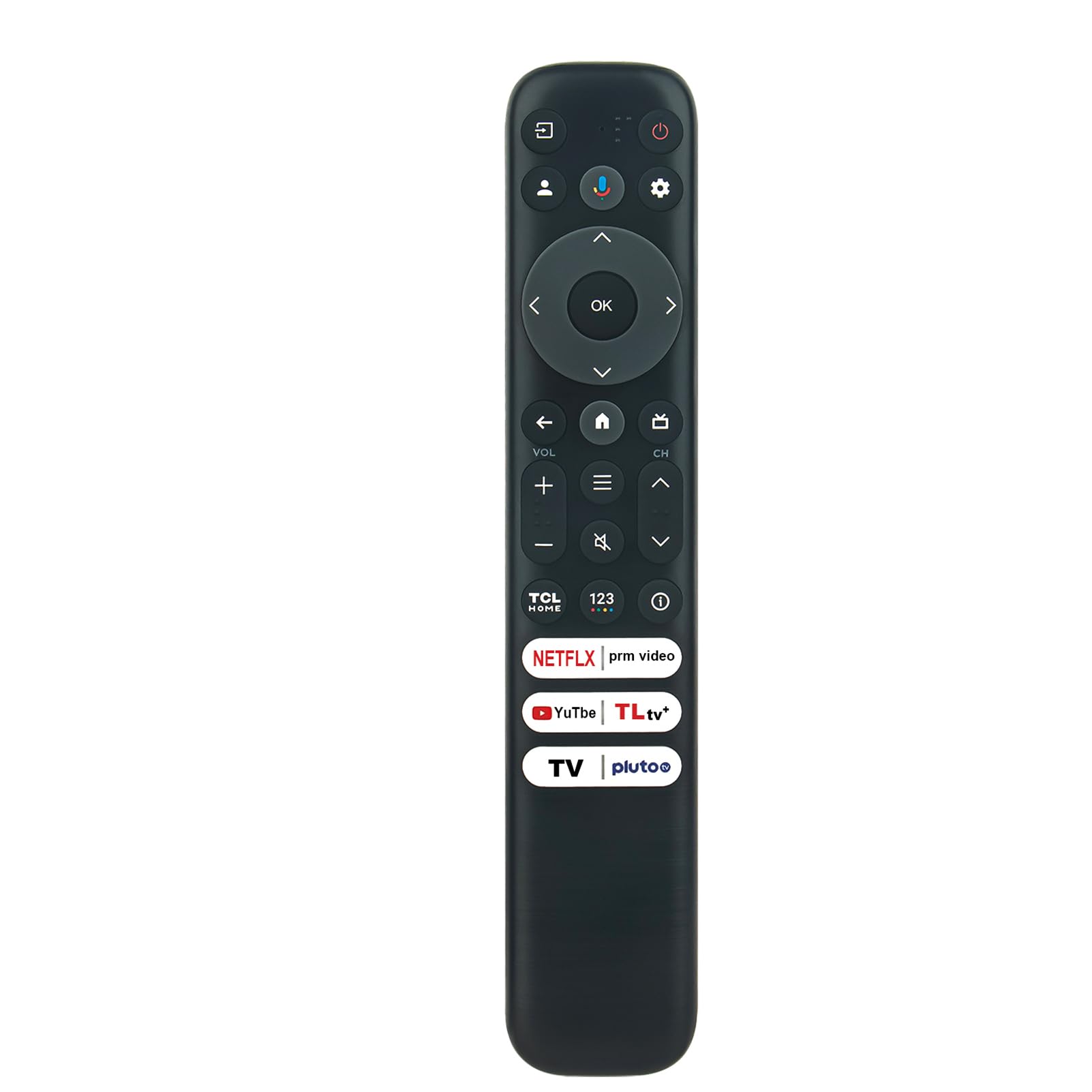 VINABTY RC813 FMBG Replacement Voice Remote Compatible with TCL TV 55Q650G 98S550G 65QM850G 43S450G 50S450G 55S450G 85S450G 75Q650G 65Q650G 85Q650G 85Q750G 75QM850G 85QM850G 98QM850G 32S350G 40S350G