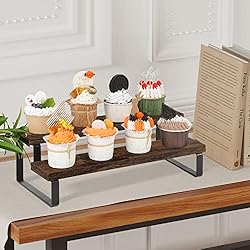 YINMIT Wood Display Riser Stand, Wooden Display