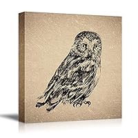 Canvas Wall Art Birds, Flowers, Owls, Butterflies Canvas Prints Home Artwork Decoration for Living Room, Bedroom - 12x12 inches