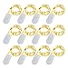 Starry String Lights, FRIEET 12 Pack Fairy Lights Battery Operated, 7.2ft 20LED Christmas Lights Silver Coated Copper Wire Lights Firefly Lights Moon Lights for Party Christmas Decorations(Warm White)
