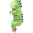 Noubeau Interesting Infant Baby Kids Cartoon Dinosaur Hooded Romper Jumpsuit Layette Sets Clothes