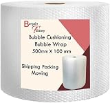 Bargain Factory Extra Large Bubble Wrap 300mm x 5m Roll Thick 3/16" Air Bubbles view 2