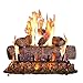 Peterson Real Fyre 18-inch Live Oak Log Set With Vented Burner and Gas Connection Kit. Match Lit (Natural Gas Only) primary