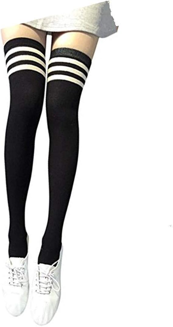 Amazon Co Jp Drasawee Jp ニーハイソックス スクール ハイソックス 50cm丈 サイハイソックス ロング 女子高生 靴下 コスチューム用小物 コットン 美脚 3本ライン ブラック 服 ファッション小物 Amazon Co Jp Drasawee Jp ニーハイソックス スクール ハイソックス 50cm丈 サイハイソックス ロング 女子高生 靴下 コスチューム用小物 コットン 美脚 3本ライン ブラック 服 ファッション小物