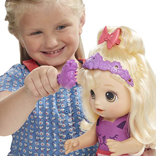 Baby Alive Haarzauber Baby mit blondem Haar, sprechende Puppe mit Haaren, die wachsen und kürzer Werden, Spielzeug für… – Bild 6