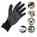 Pet Grooming Gloves, Shedding Brush, Combing and Massage, For Dogs, Horses, Cats, Rabbits, Cows, Other Pets and Livestock, Long & Short Fur, One Pair