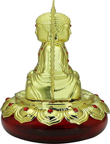 purelife Feng shui Golden Color Meditating Buddha Gautama Siddaratha Statue In Polyresin Showpiece Home Decor Gift Item / blessing Buddha religious auspicious statue